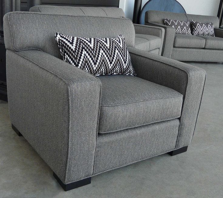 Ivory Channel-Tufted Armchair & Sofa Set