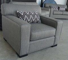 Ivory Channel-Tufted Armchair & Sofa Set