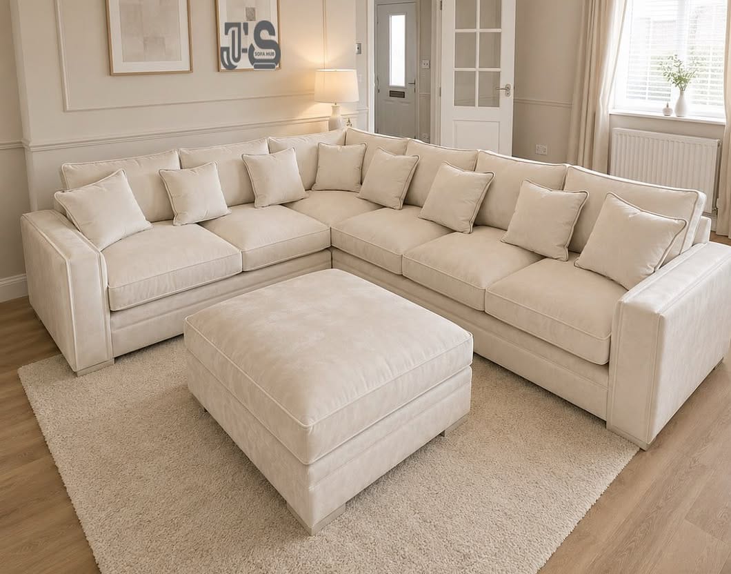 Modern L-Shaped Corner Sofa